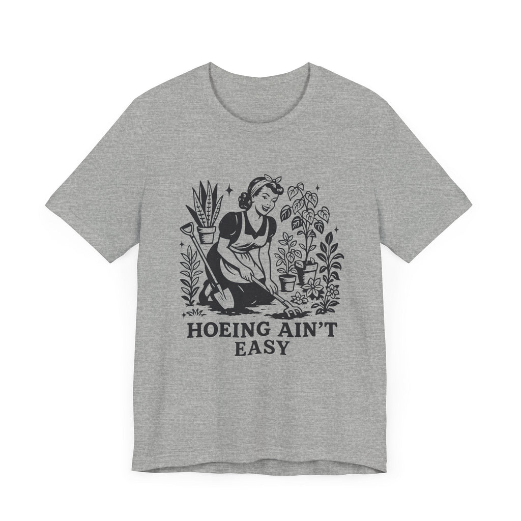 Funny Gardening Shirt, Hoeing Aint Easy Shirt, Plant Shirt by PopCultureByDesign36