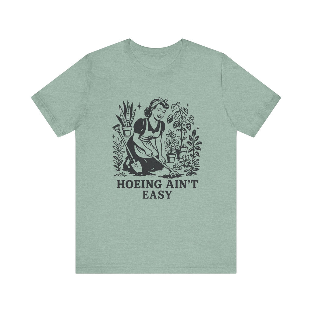 Funny Gardening Shirt, Hoeing Aint Easy Shirt, Plant Shirt by PopCultureByDesign36
