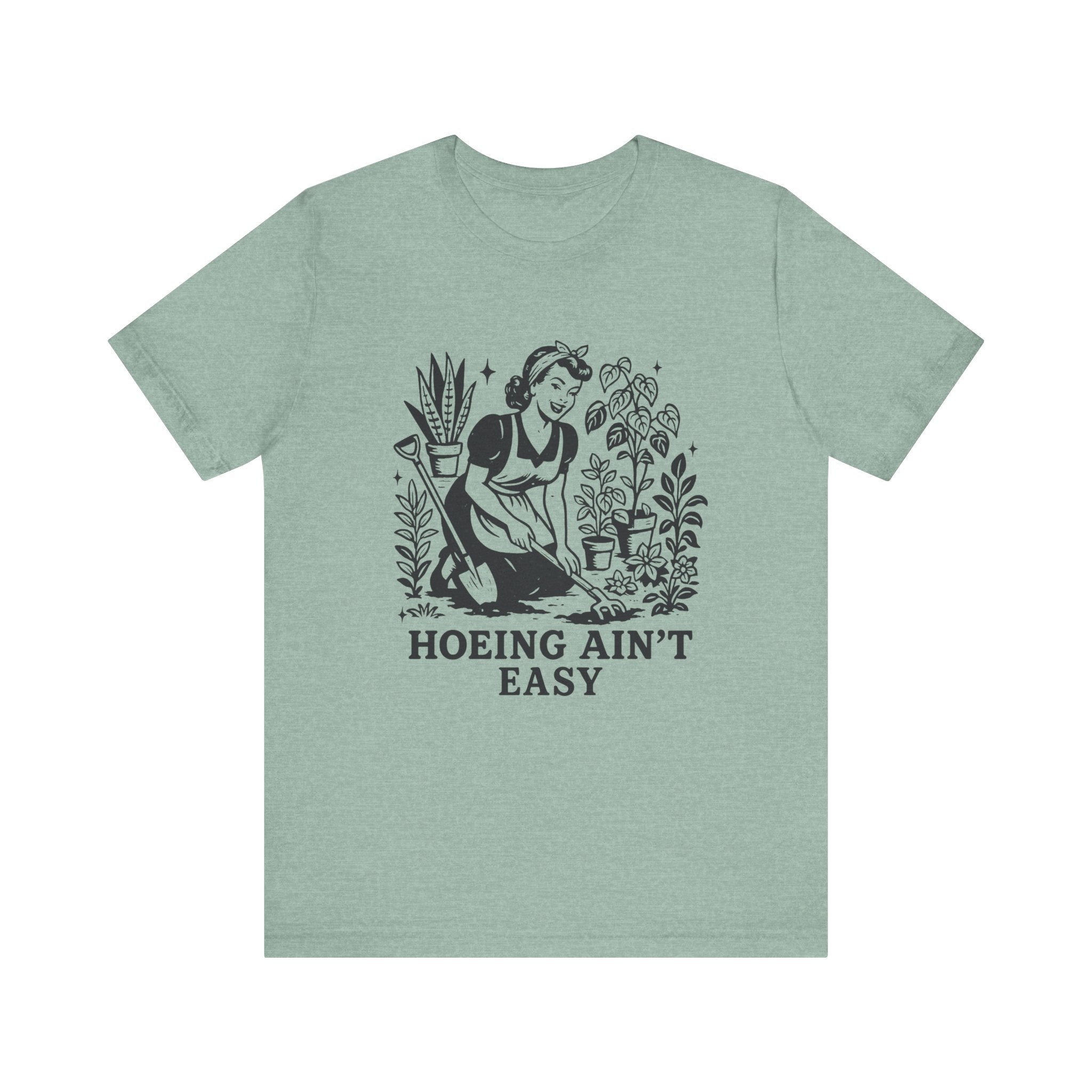 Funny Gardening Shirt, Hoeing Aint Easy Shirt, Plant Shirt by PopCultureByDesign36