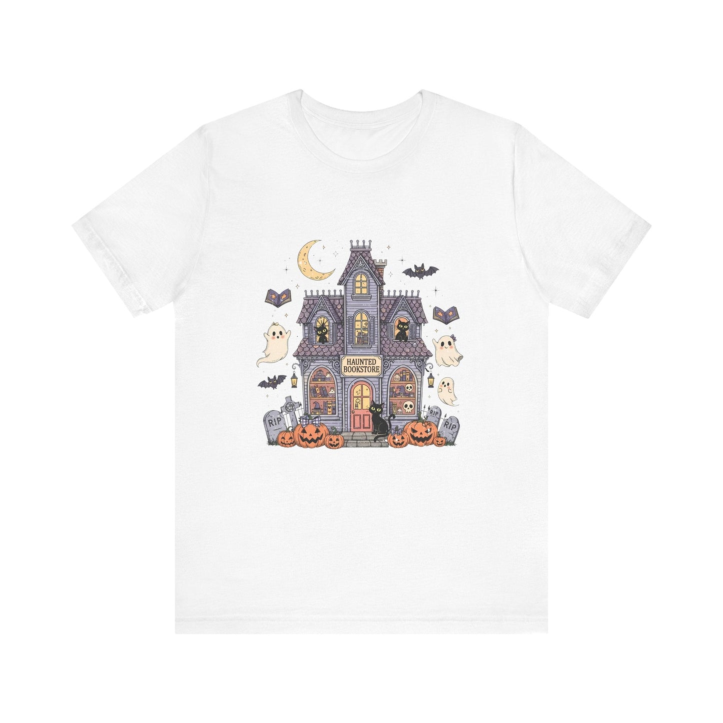 Funny Ghost Haunted House Shirt, Sweet Ghost Shirt - Popbydesign