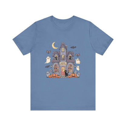 Funny Ghost Haunted House Shirt, Sweet Ghost Shirt - Popbydesign