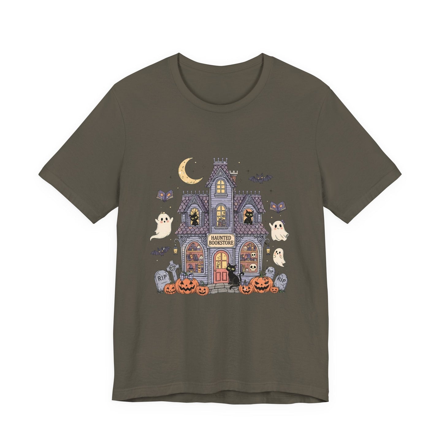 Funny Ghost Haunted House Shirt, Sweet Ghost Shirt - Popbydesign