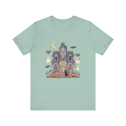 Funny Ghost Haunted House Shirt, Sweet Ghost Shirt - Popbydesign