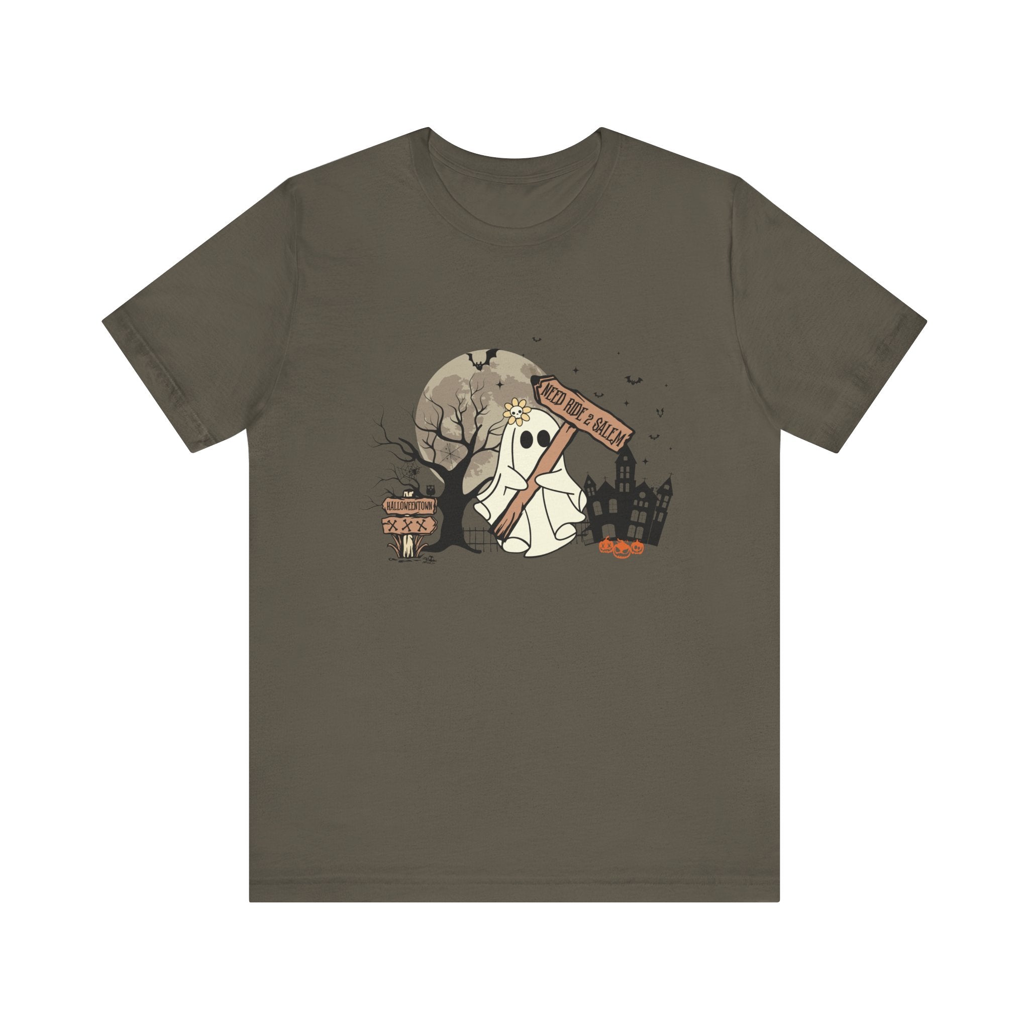 Funny Ghost Needing a Ride, Funny Ghost Shirt, Hitchhiking Ghost Shirt by PopCultureByDesign36