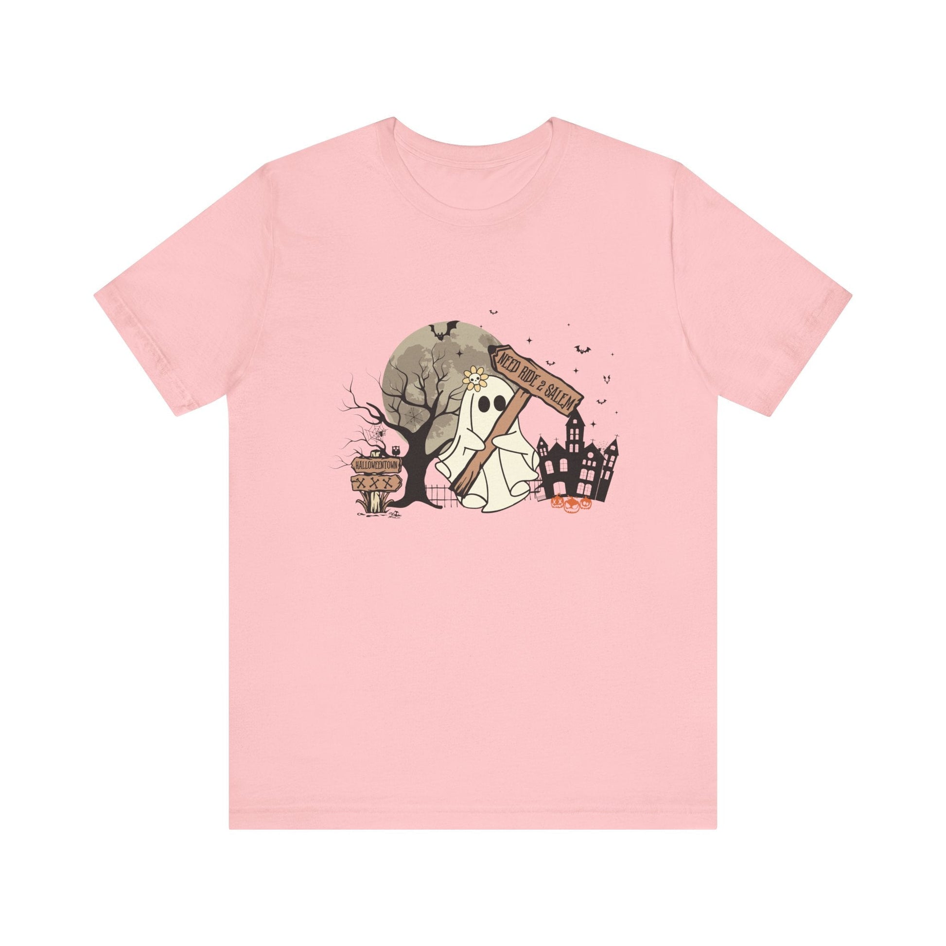 Funny Ghost Needing a Ride, Funny Ghost Shirt, Hitchhiking Ghost Shirt - Popbydesign