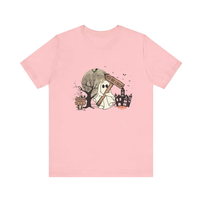 Funny Ghost Needing a Ride, Funny Ghost Shirt, Hitchhiking Ghost Shirt - Popbydesign