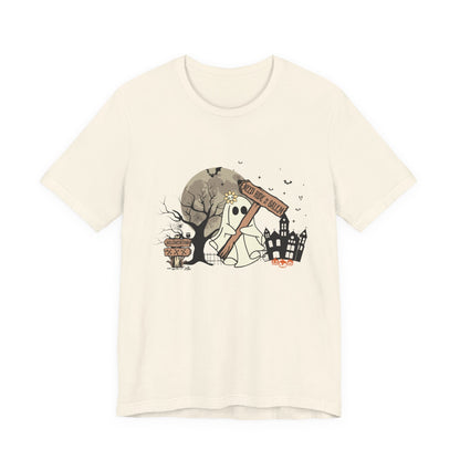 Funny Ghost Needing a Ride, Funny Ghost Shirt, Hitchhiking Ghost Shirt - Popbydesign