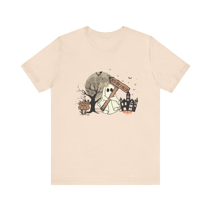 Funny Ghost Needing a Ride, Funny Ghost Shirt, Hitchhiking Ghost Shirt - Popbydesign