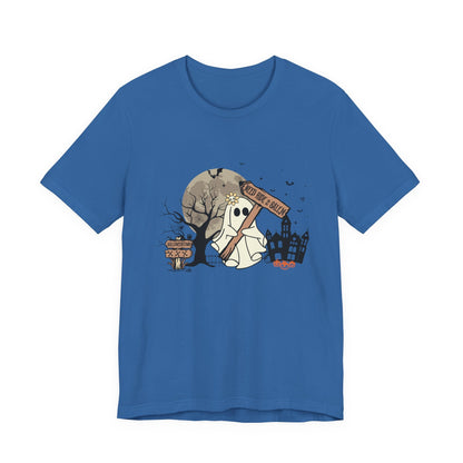 Funny Ghost Needing a Ride, Funny Ghost Shirt, Hitchhiking Ghost Shirt - Popbydesign