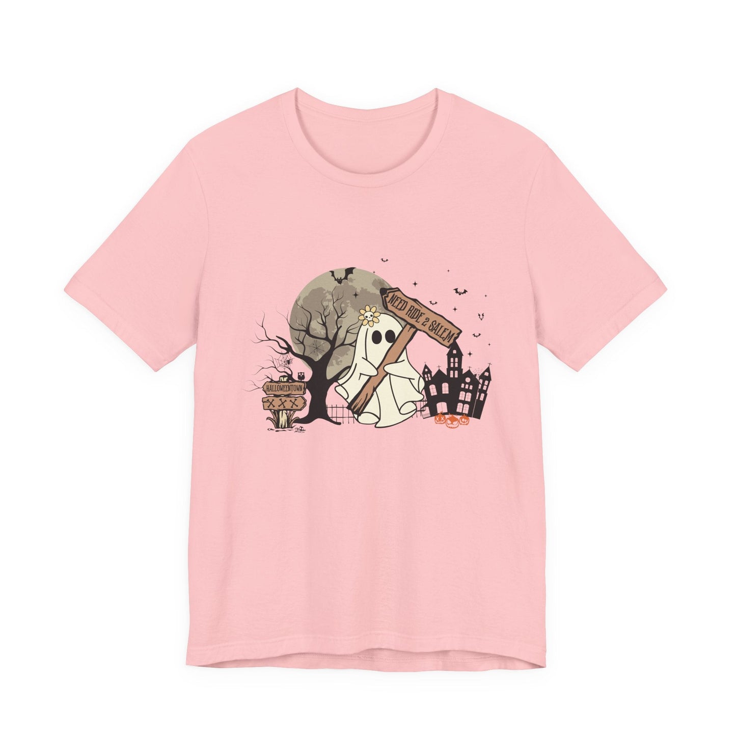 Funny Ghost Needing a Ride, Funny Ghost Shirt, Hitchhiking Ghost Shirt - Popbydesign