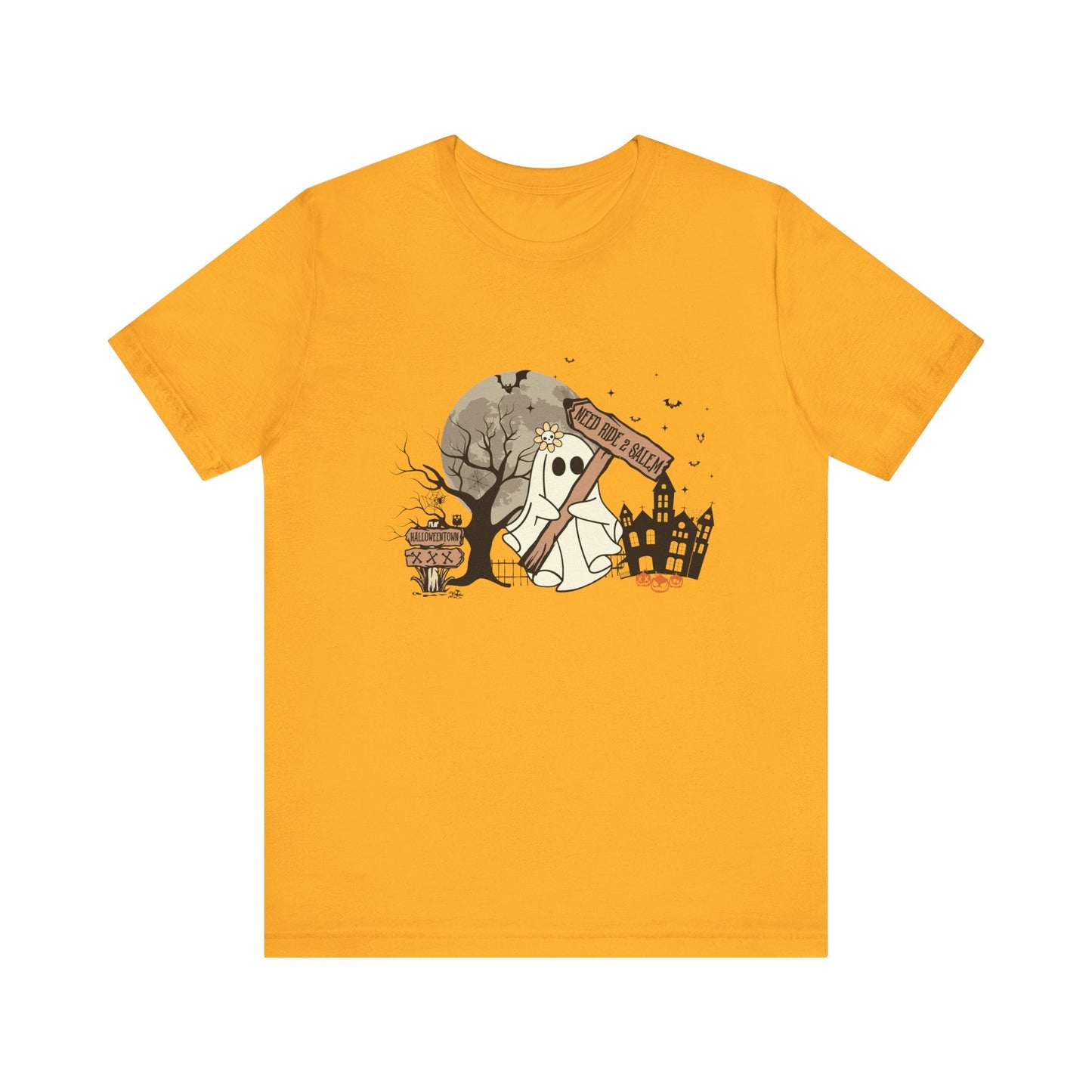 Funny Ghost Needing a Ride, Funny Ghost Shirt, Hitchhiking Ghost Shirt - Popbydesign