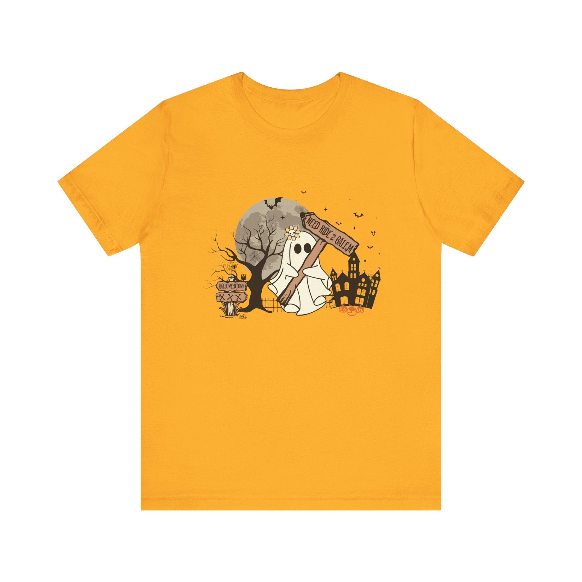 Funny Ghost Needing a Ride, Funny Ghost Shirt, Hitchhiking Ghost Shirt - Popbydesign