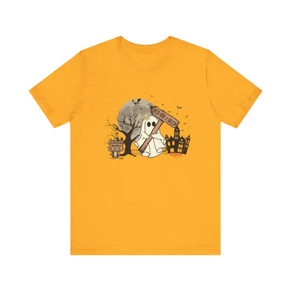 Funny Ghost Needing a Ride, Funny Ghost Shirt, Hitchhiking Ghost Shirt - Popbydesign