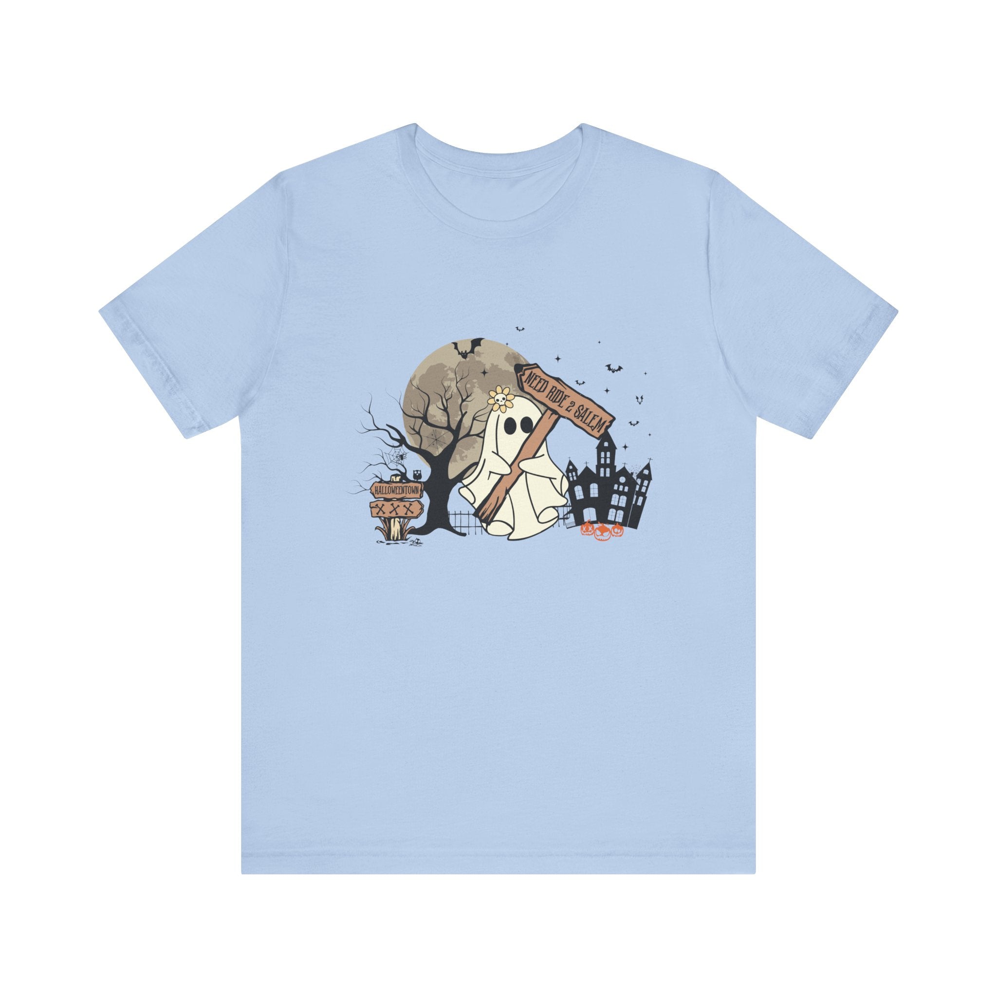 Funny Ghost Needing a Ride, Funny Ghost Shirt, Hitchhiking Ghost Shirt by PopCultureByDesign36