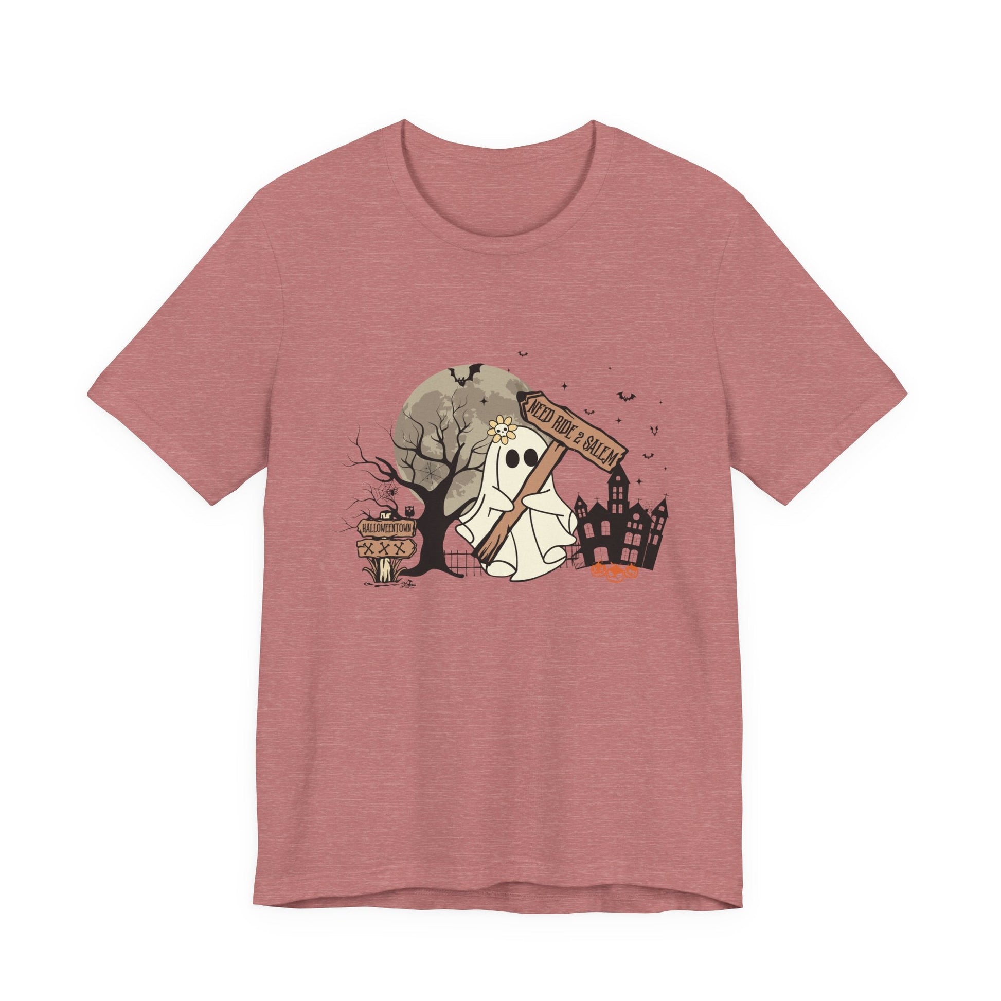 Funny Ghost Needing a Ride, Funny Ghost Shirt, Hitchhiking Ghost Shirt - Popbydesign