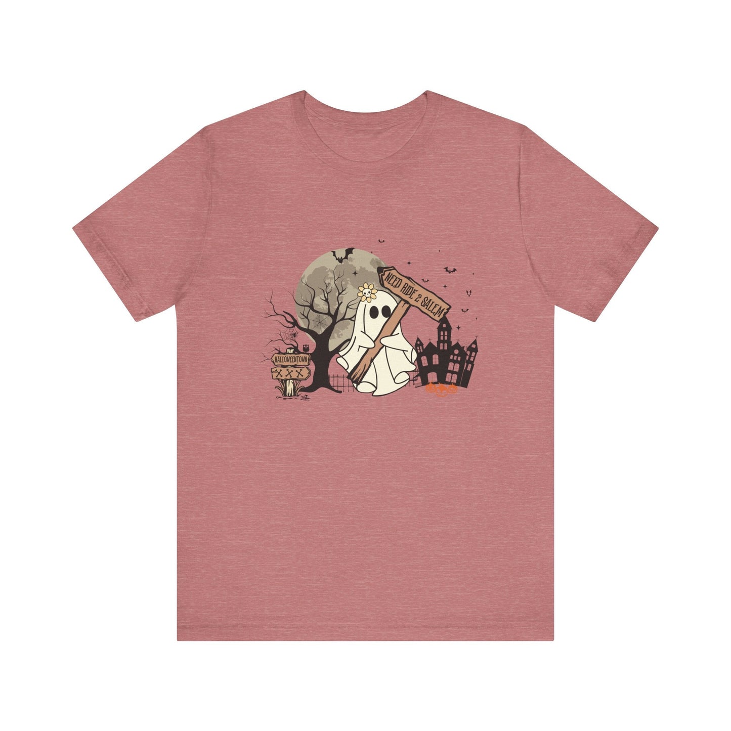 Funny Ghost Needing a Ride, Funny Ghost Shirt, Hitchhiking Ghost Shirt - Popbydesign