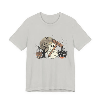 Funny Ghost Needing a Ride, Funny Ghost Shirt, Hitchhiking Ghost Shirt - Popbydesign