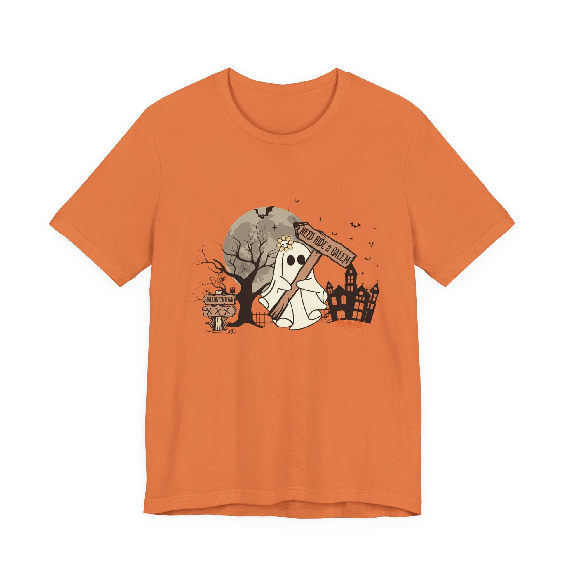 Funny Ghost Needing a Ride, Funny Ghost Shirt, Hitchhiking Ghost Shirt - Popbydesign