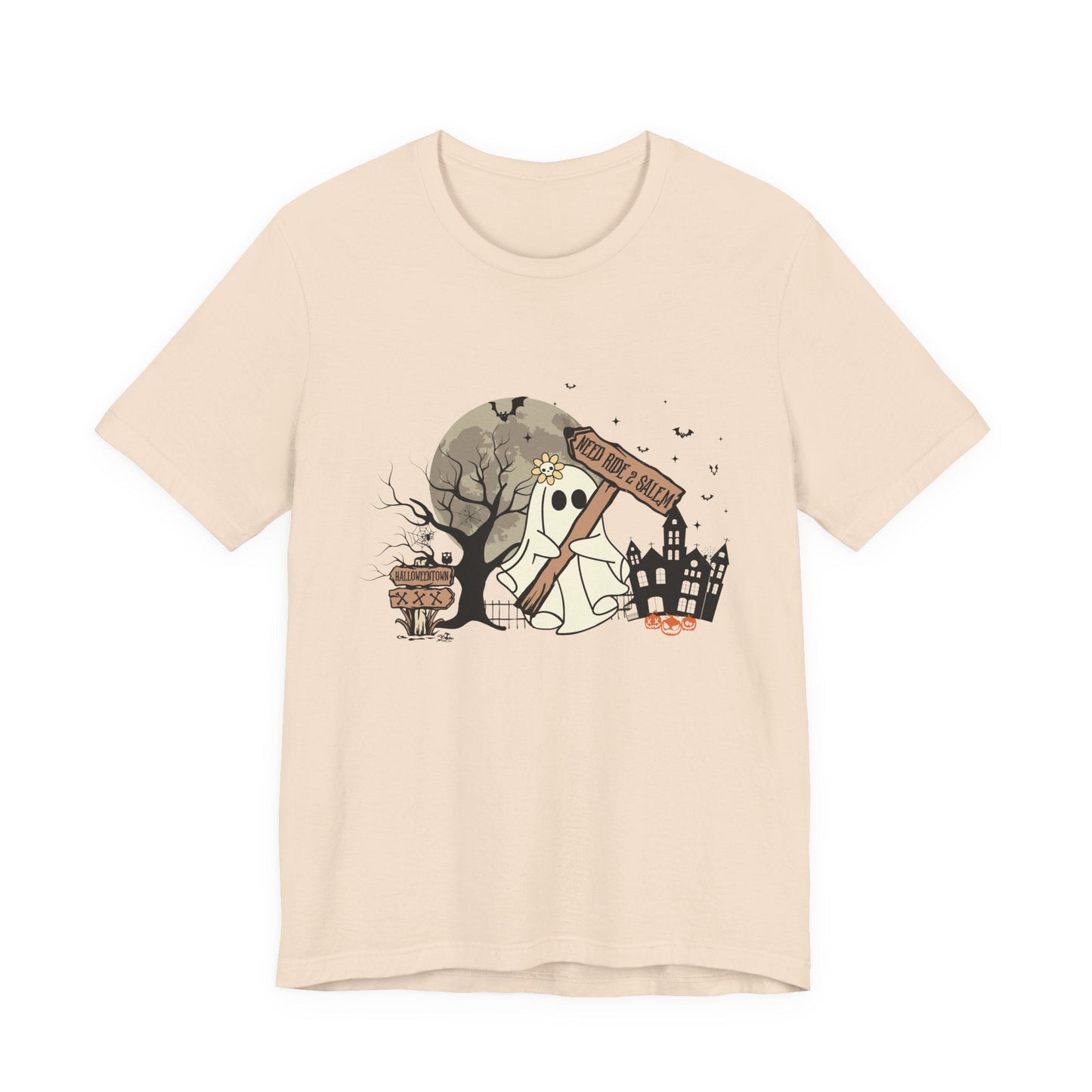 Funny Ghost Needing a Ride, Funny Ghost Shirt, Hitchhiking Ghost Shirt - Popbydesign