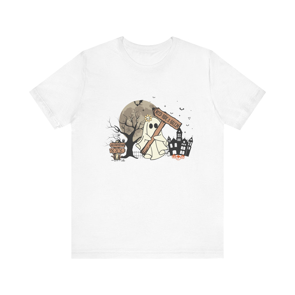 Funny Ghost Needing a Ride, Funny Ghost Shirt, Hitchhiking Ghost Shirt by PopCultureByDesign36