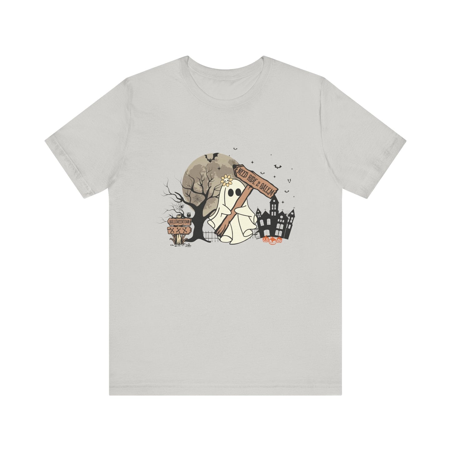 Funny Ghost Needing a Ride, Funny Ghost Shirt, Hitchhiking Ghost Shirt - Popbydesign