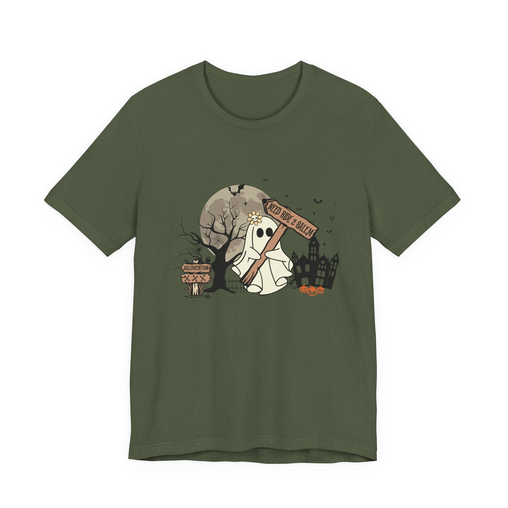 Funny Ghost Needing a Ride, Funny Ghost Shirt, Hitchhiking Ghost Shirt by PopCultureByDesign36