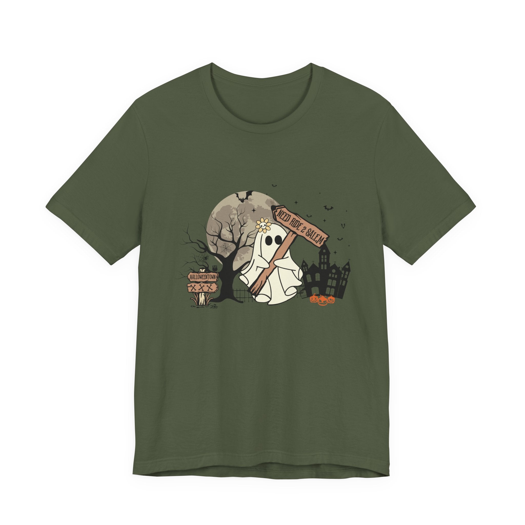 Funny Ghost Needing a Ride, Funny Ghost Shirt, Hitchhiking Ghost Shirt by PopCultureByDesign36