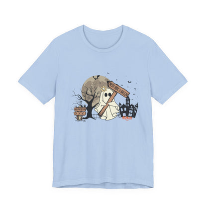 Funny Ghost Needing a Ride, Funny Ghost Shirt, Hitchhiking Ghost Shirt - Popbydesign