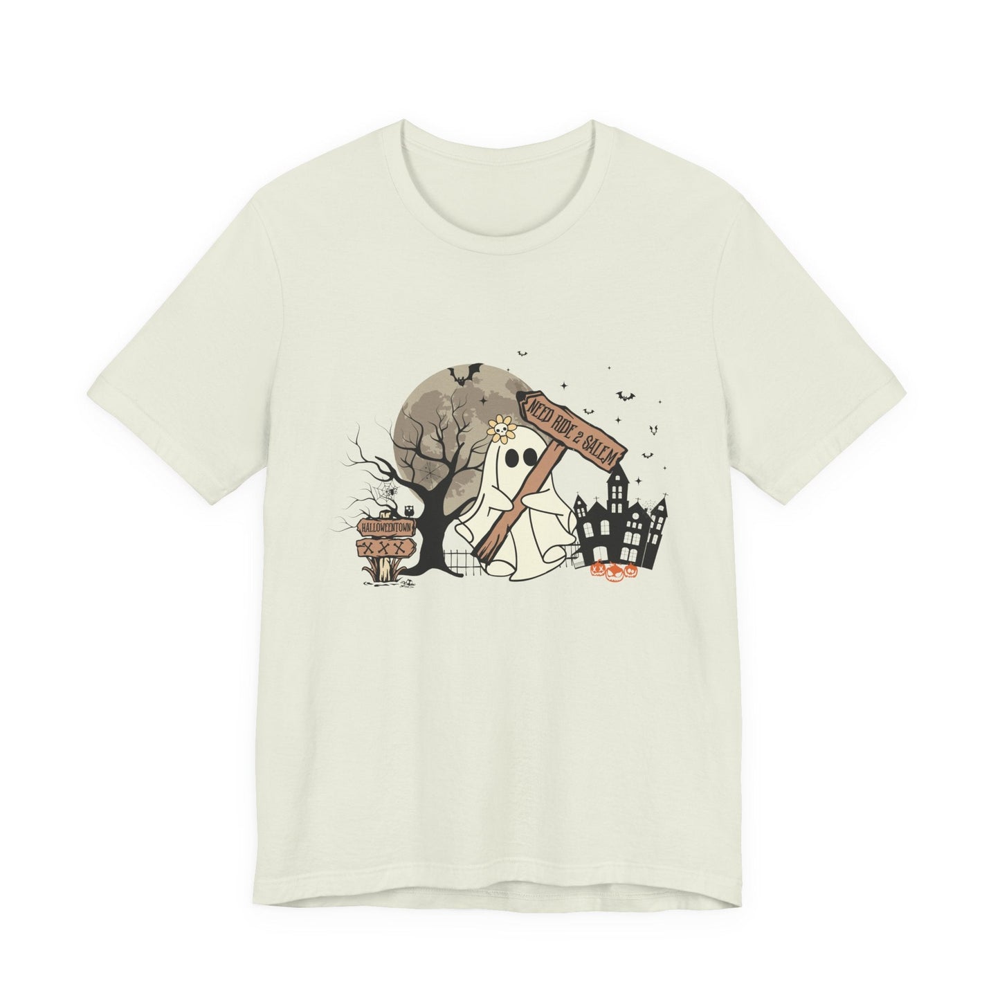 Funny Ghost Needing a Ride, Funny Ghost Shirt, Hitchhiking Ghost Shirt - Popbydesign