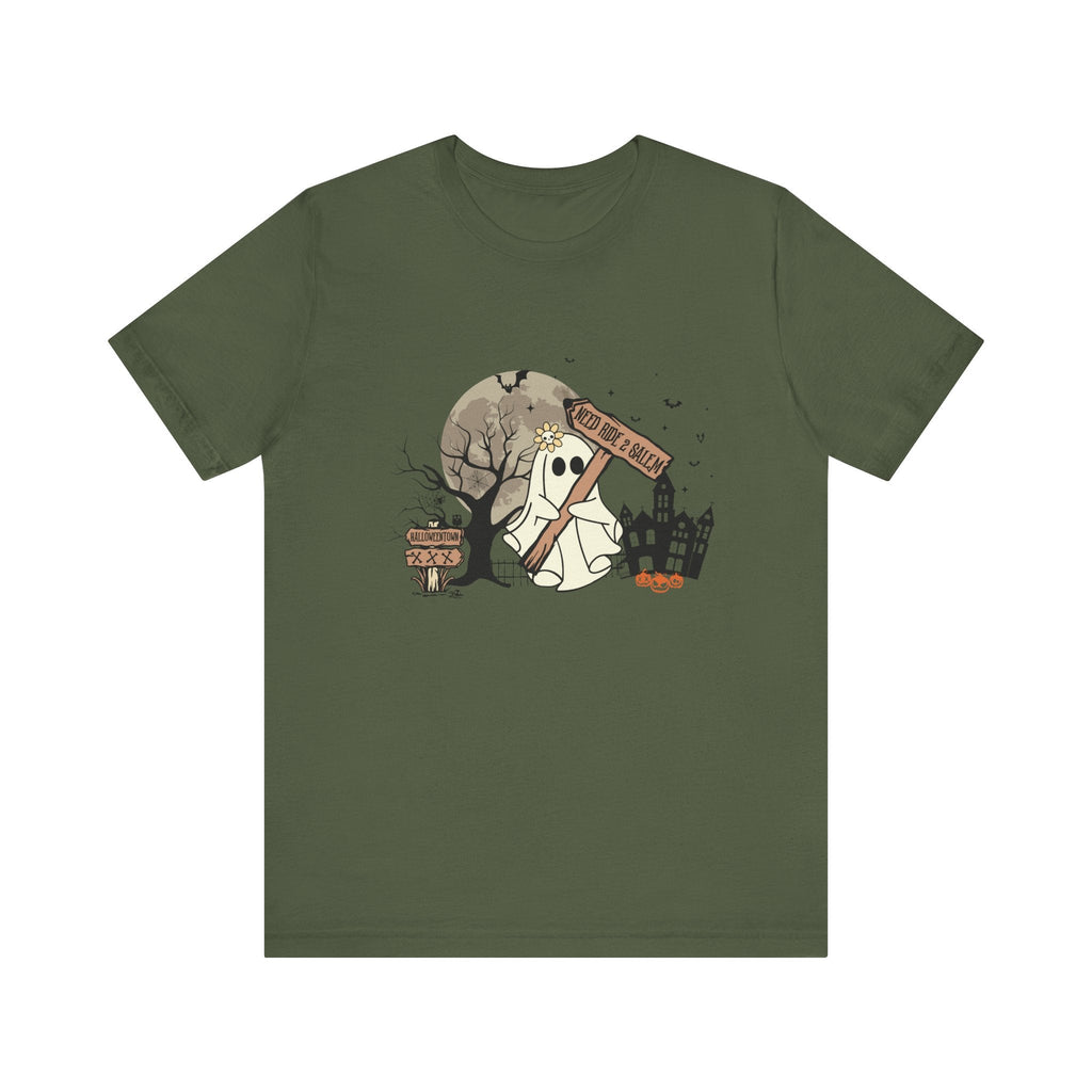 Funny Ghost Needing a Ride, Funny Ghost Shirt, Hitchhiking Ghost Shirt by PopCultureByDesign36