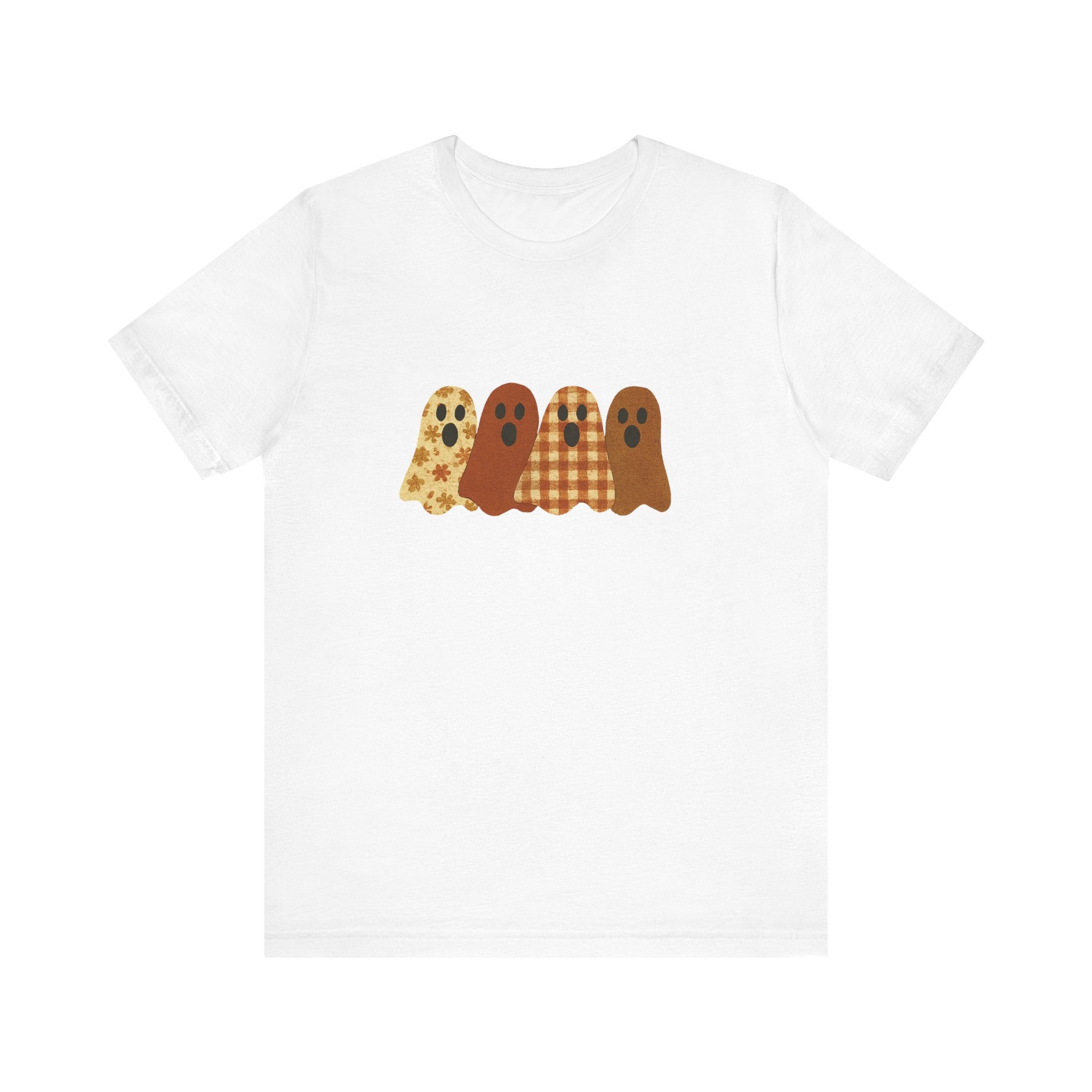 Funny Ghost Patchwork Tee, Cute Ghost Shirt by PopCultureByDesign36
