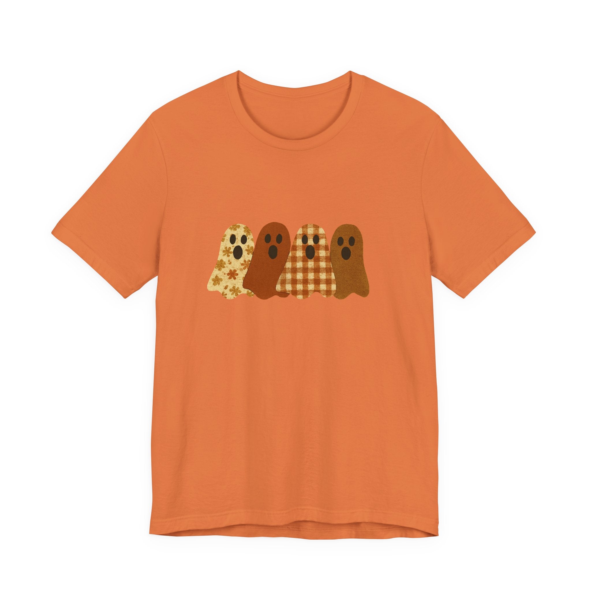 Funny Ghost Patchwork Tee, Cute Ghost Shirt by PopCultureByDesign36