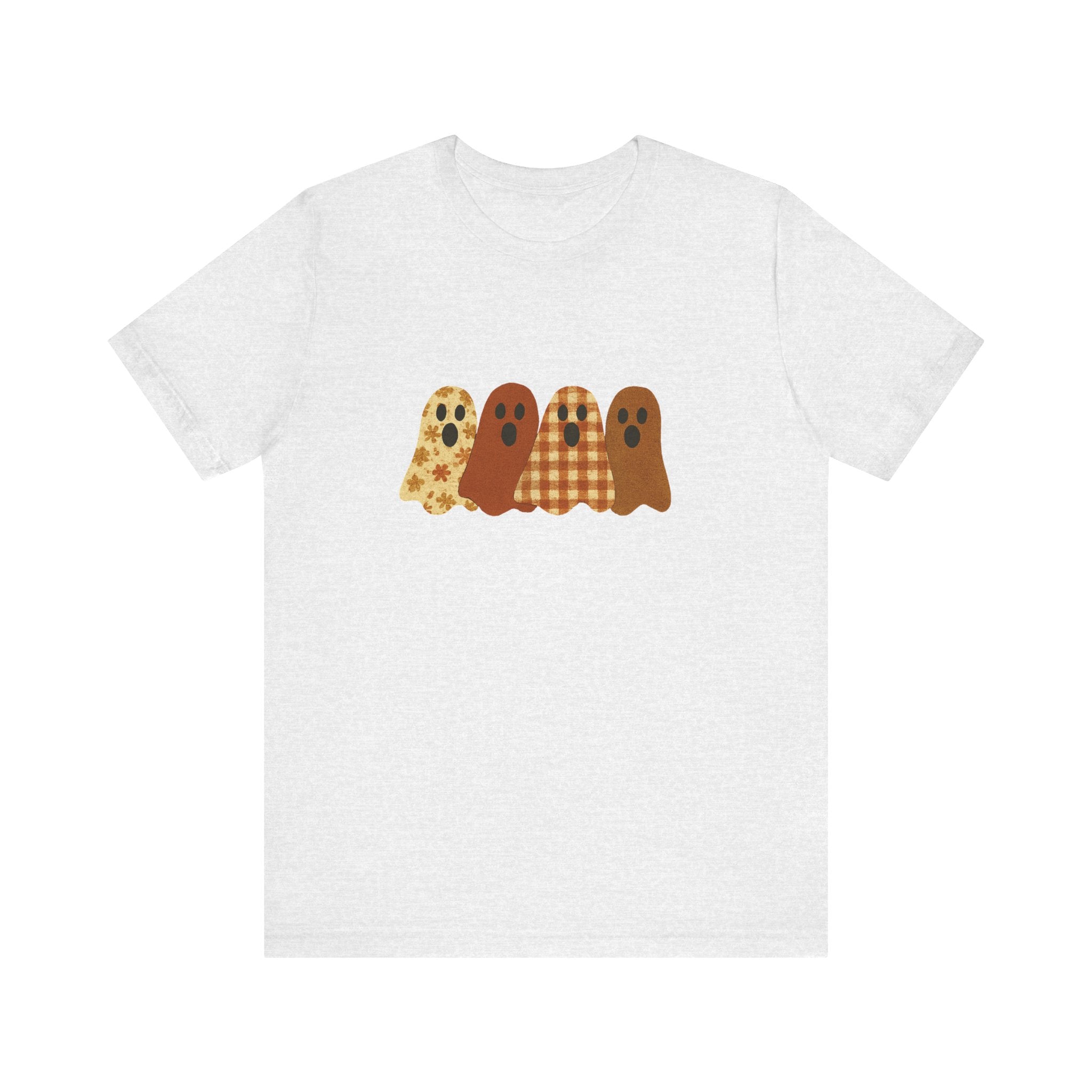 Funny Ghost Patchwork Tee, Cute Ghost Shirt by PopCultureByDesign36