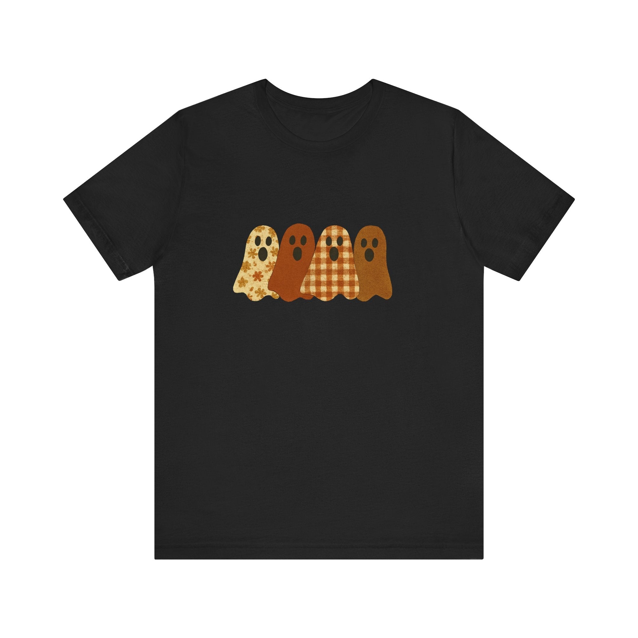 Funny Ghost Patchwork Tee, Cute Ghost Shirt by PopCultureByDesign36