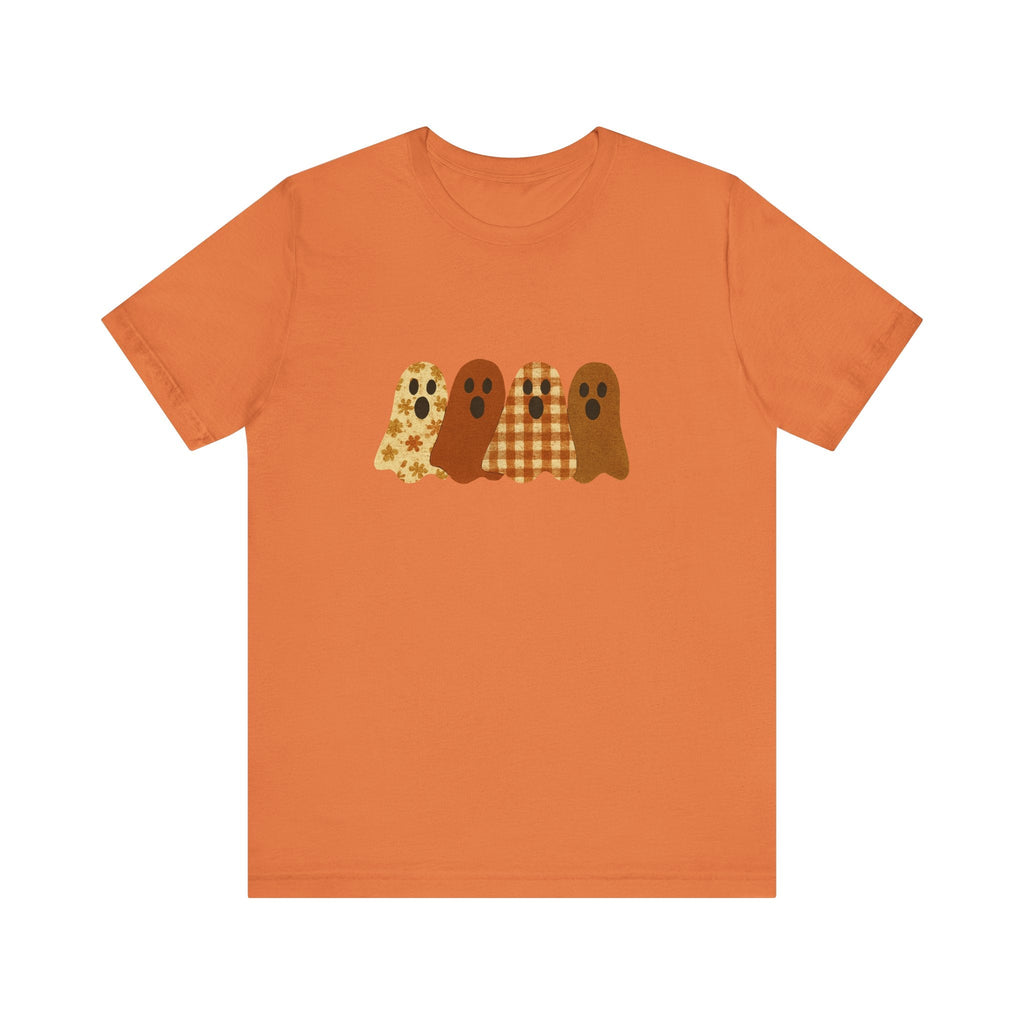 Funny Ghost Patchwork Tee, Cute Ghost Shirt by PopCultureByDesign36