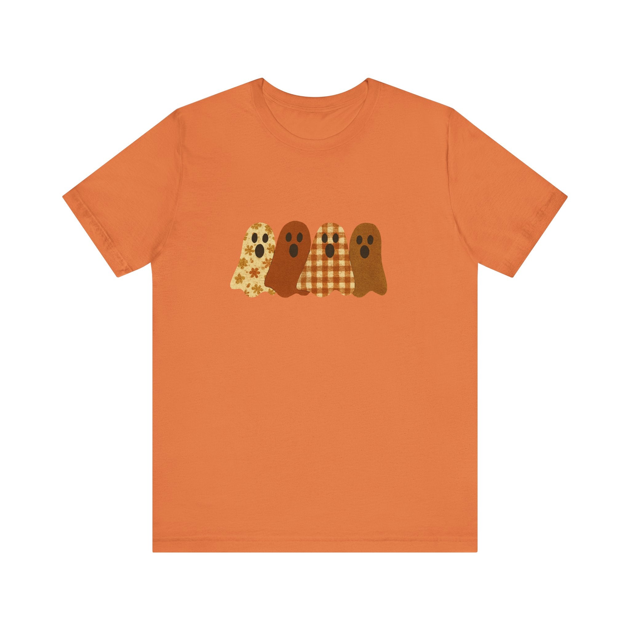 Funny Ghost Patchwork Tee, Cute Ghost Shirt by PopCultureByDesign36