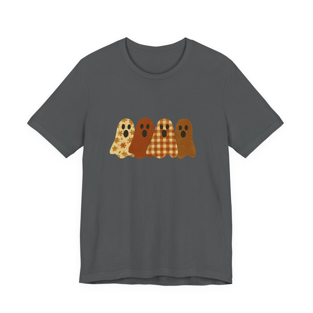 Funny Ghost Patchwork Tee, Cute Ghost Shirt by PopCultureByDesign36
