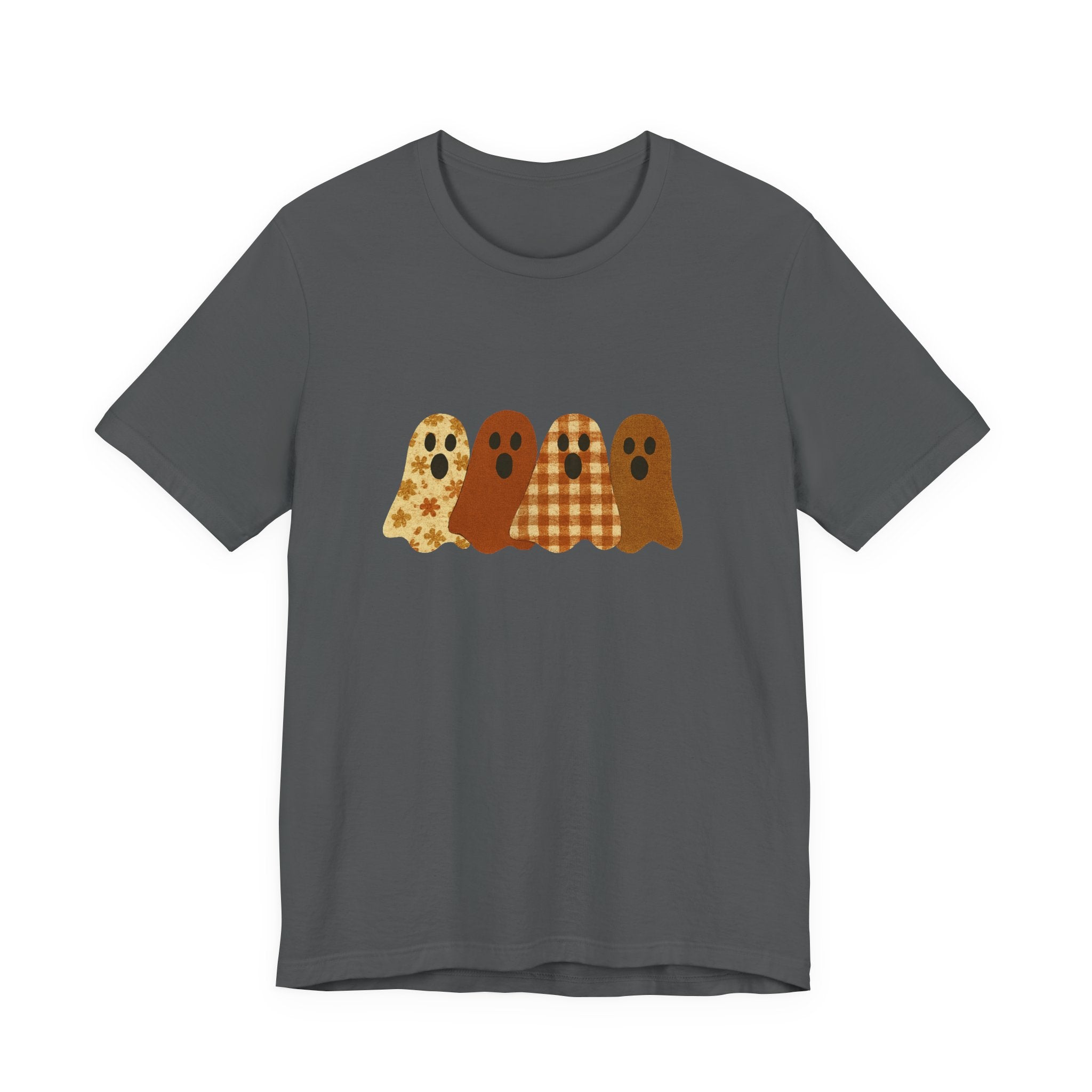 Funny Ghost Patchwork Tee, Cute Ghost Shirt by PopCultureByDesign36