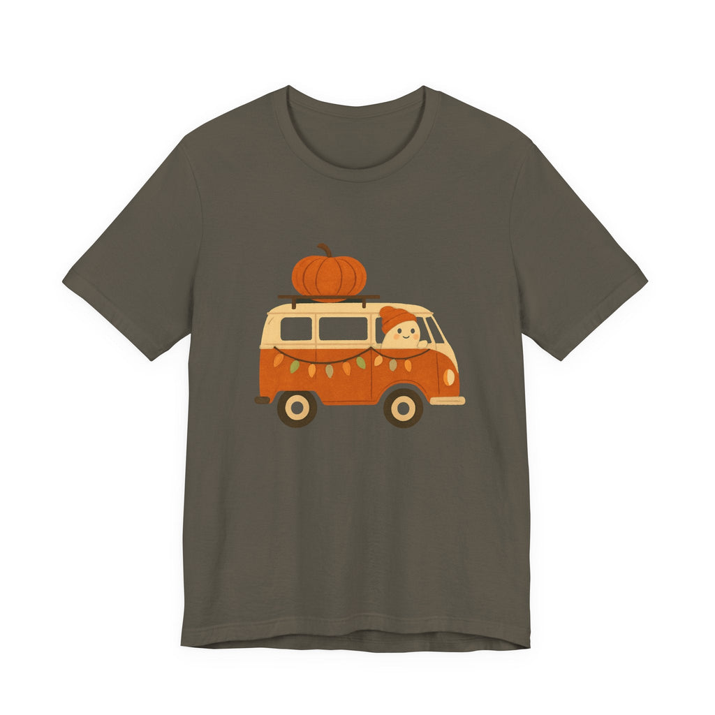 Funny Ghost Pumpkin Shirt, Cute Ghost Shirt, Boho Ghost Shirt by PopCultureByDesign36