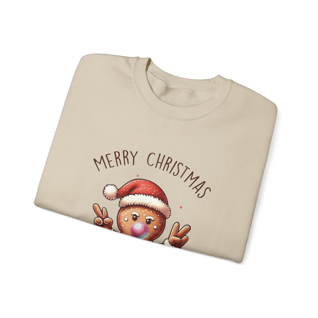Funny Gingerbread Sweatshirt, Christmas Cookie Shirt by PopCultureByDesign36