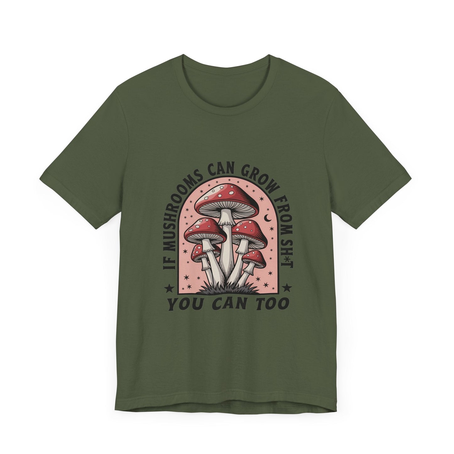 Funny Mushrooms Tee, Funny Motivational Shirt, Mushroom Lover - Popbydesign