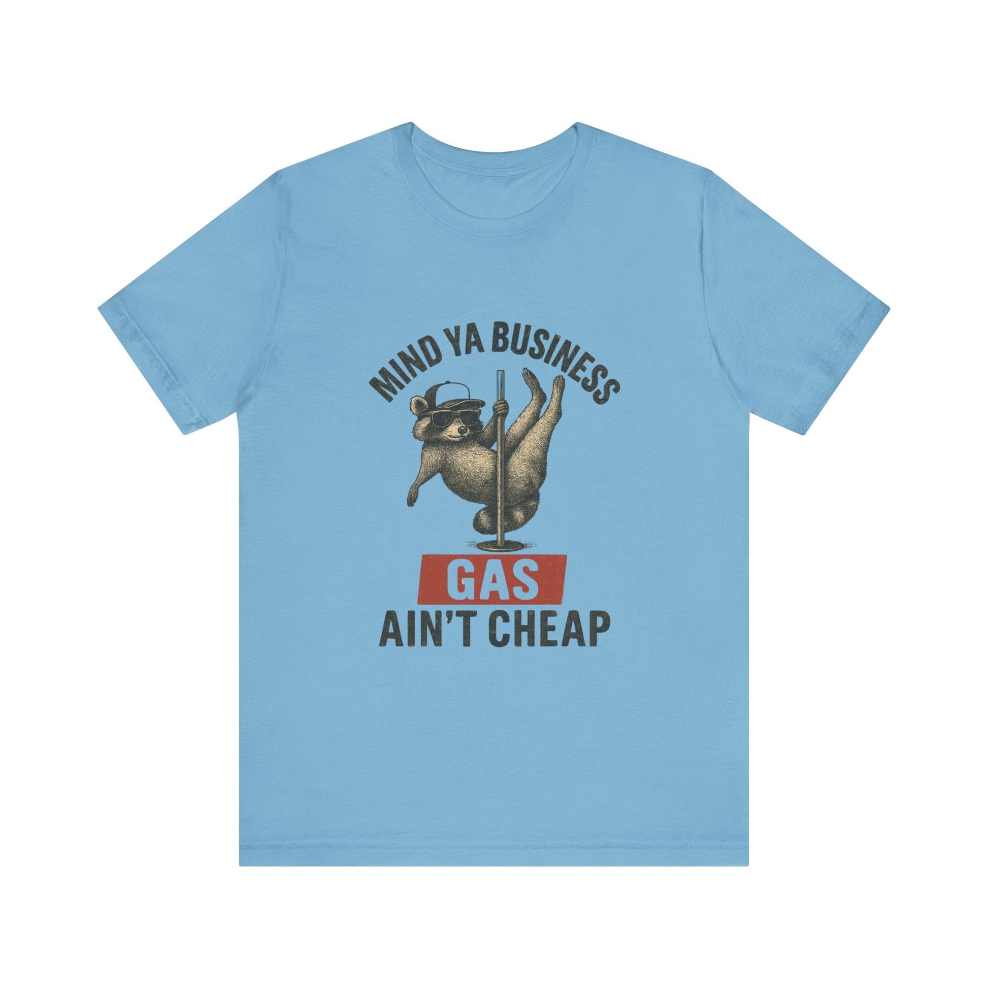 Funny Raccoon Pole Dancing Unisex Tee, Humorous Graphic Tee, - Popbydesign