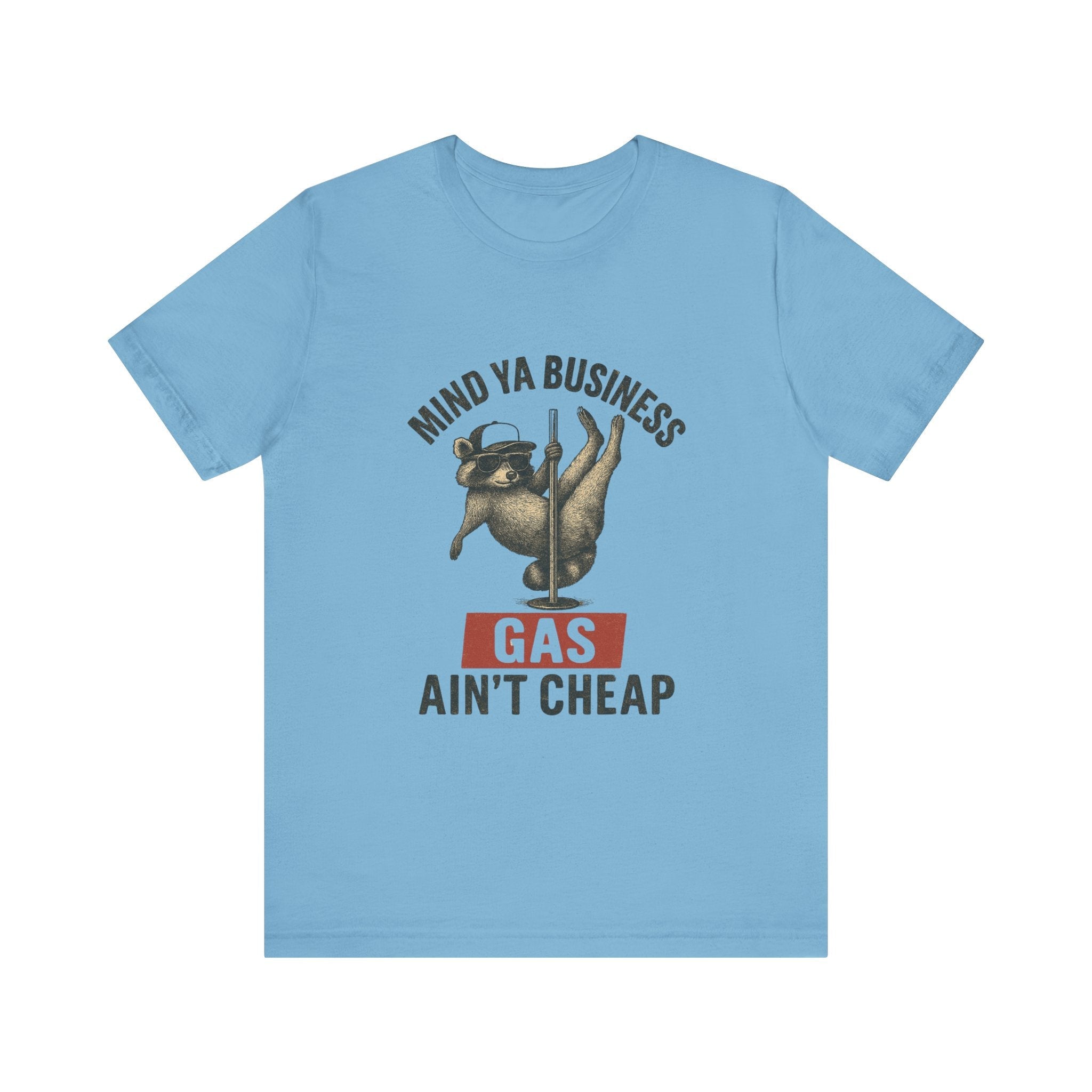 Funny Raccoon Pole Dancing Unisex Tee, Humorous Graphic Tee, by PopCultureByDesign36