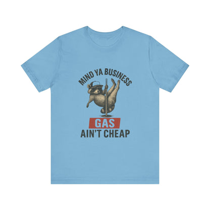 Funny Raccoon Pole Dancing Unisex Tee, Humorous Graphic Tee, - Popbydesign