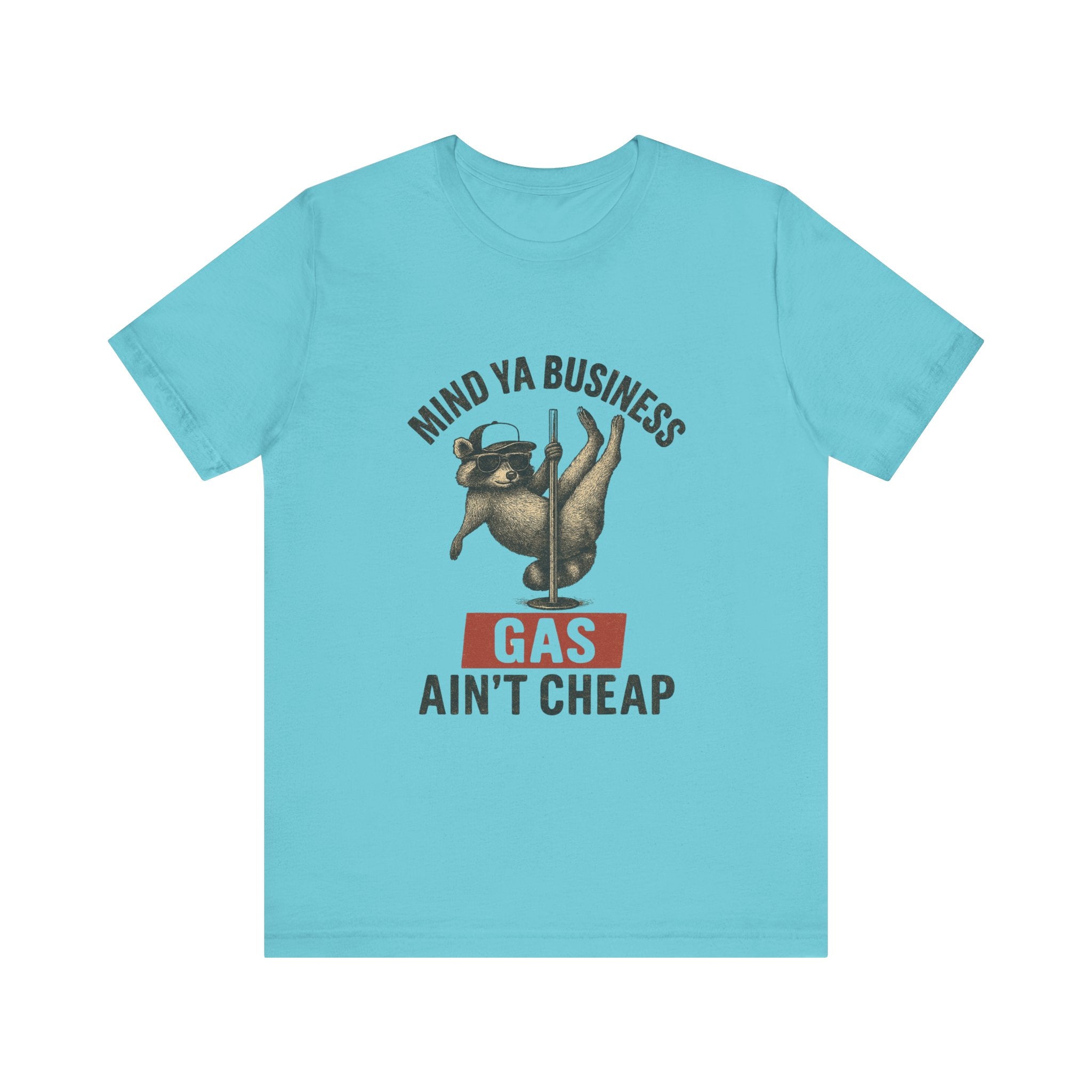Funny Raccoon Pole Dancing Unisex Tee, Humorous Graphic Tee, by PopCultureByDesign36
