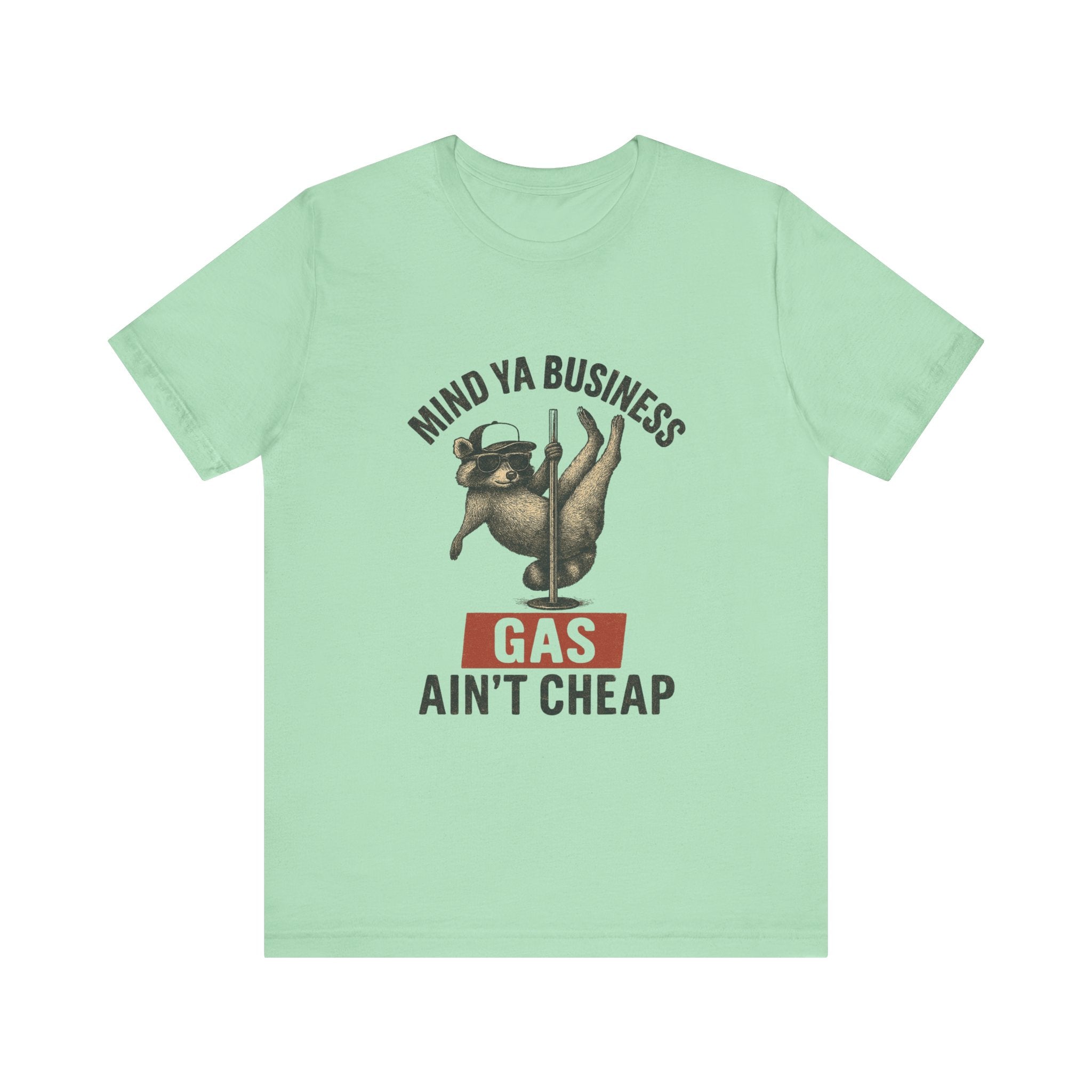Funny Raccoon Pole Dancing Unisex Tee, Humorous Graphic Tee, by PopCultureByDesign36