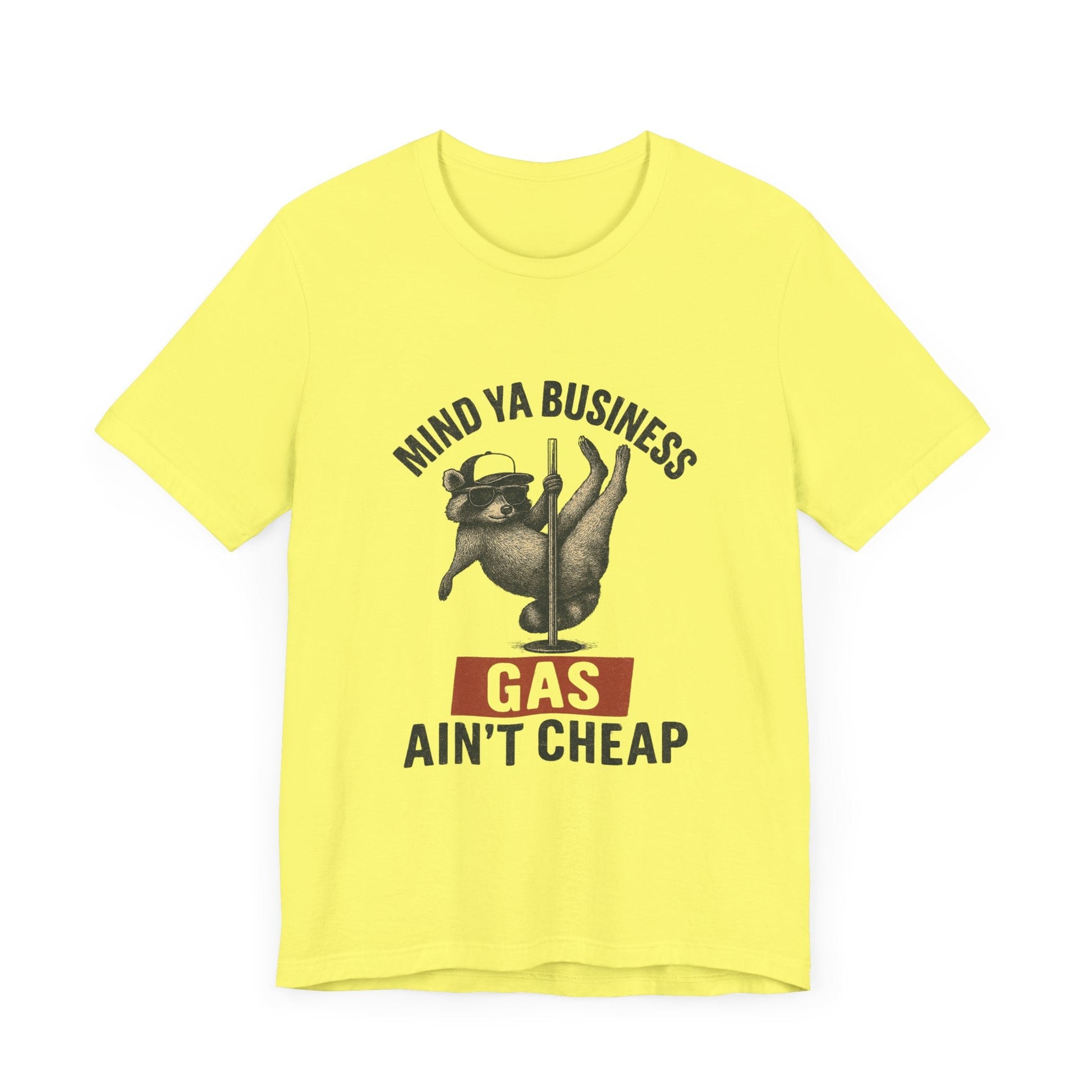 Funny Raccoon Pole Dancing Unisex Tee, Humorous Graphic Tee, - Popbydesign