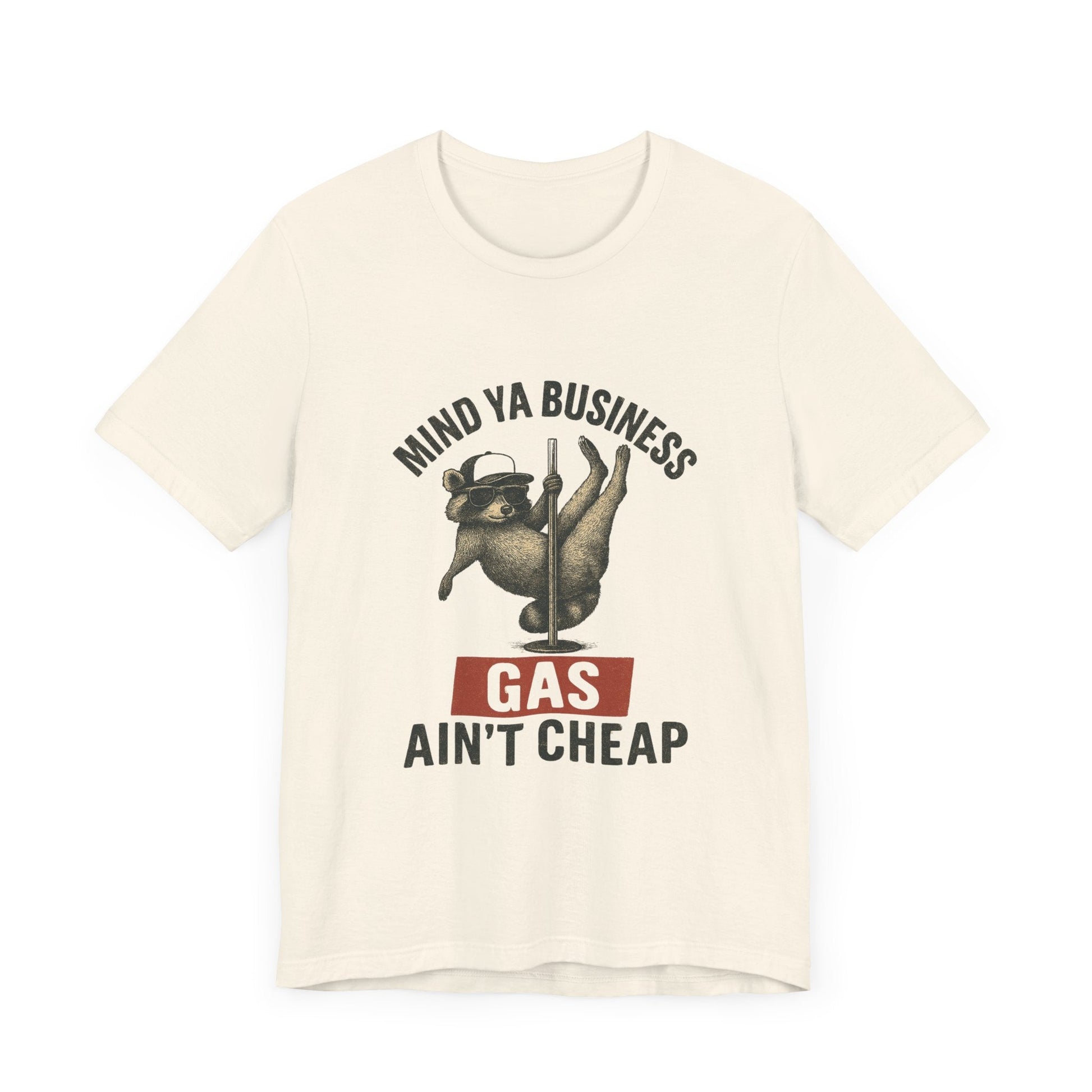 Funny Raccoon Pole Dancing Unisex Tee, Humorous Graphic Tee, - Popbydesign