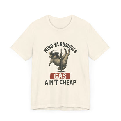 Funny Raccoon Pole Dancing Unisex Tee, Humorous Graphic Tee, - Popbydesign