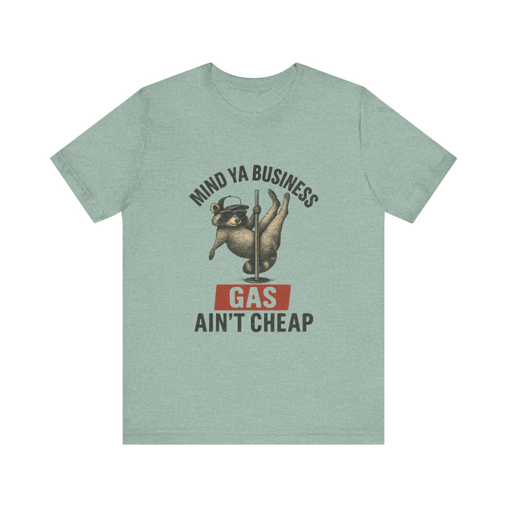 Funny Raccoon Pole Dancing Unisex Tee, Humorous Graphic Tee, by PopCultureByDesign36